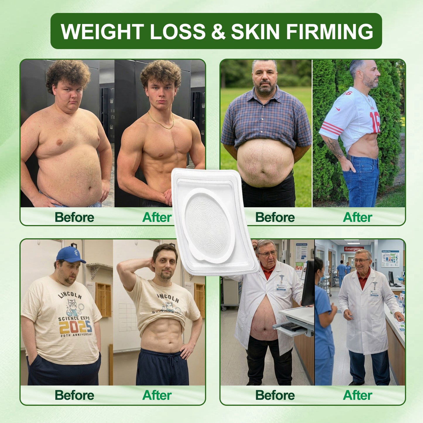 AMZKEEP® Slimming Patch | Daily · 7-Day Visible Results | Berberine + Moringa ✅ Body & Metabolism Support