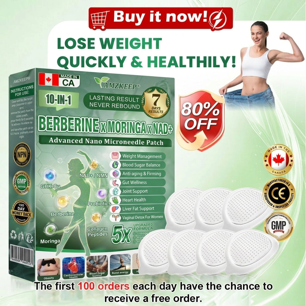 80% OFF | AMZKEEP® Daily Slimming Patch | 7-Day Visible Support