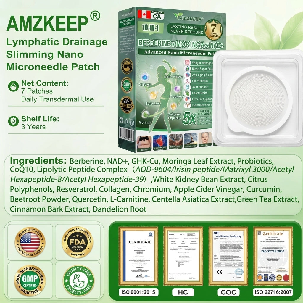 80% OFF | AMZKEEP® Daily Slimming Patch | 7-Day Visible Support
