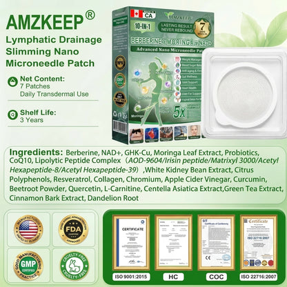 80% OFF | AMZKEEP® Daily Slimming Patch | 7-Day Visible Support